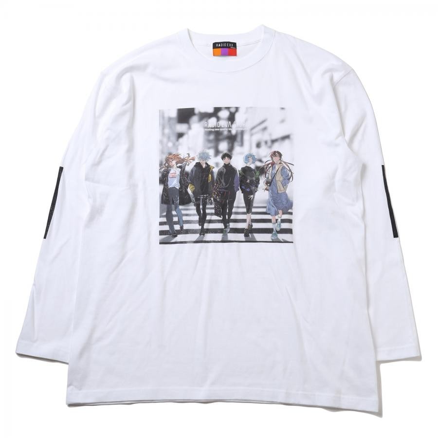 RADIO EVA Illustration Cutsew β（Mai Yoneyama）（WHITE） WHITE ONE SIZE
