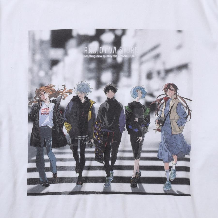 RADIO EVA Illustration Cutsew β（Mai Yoneyama）（WHITE） WHITE ONE SIZE