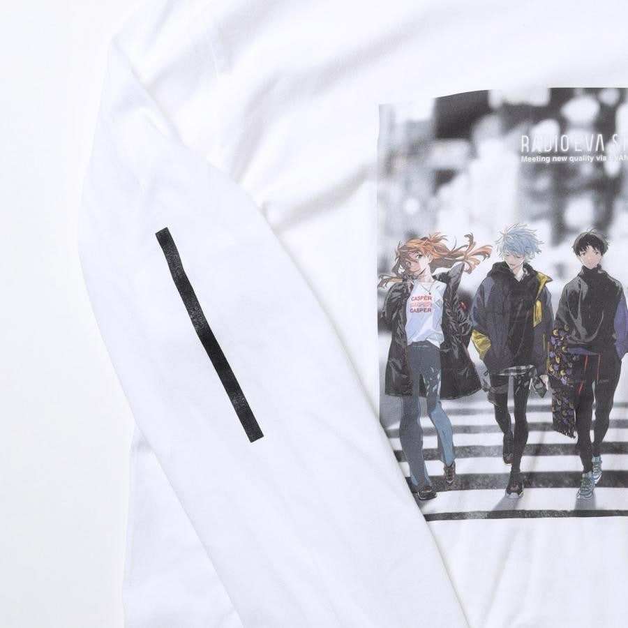 RADIO EVA Illustration Cutsew β（Mai Yoneyama）（WHITE） WHITE ONE SIZE