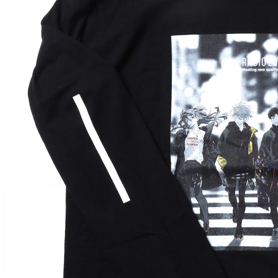 RADIO EVA Illustration Cutsew β（Mai Yoneyama）（BLACK） BLACK ONE SIZE