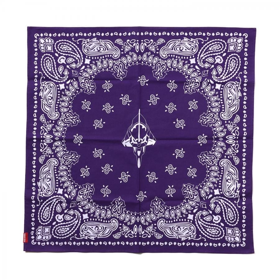 EVA-01 PAISLEYS BANDANA (PURPLE) PURPLE FREE