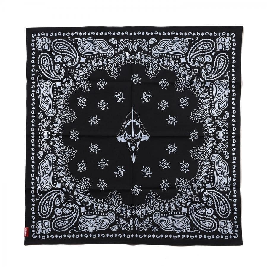 EVA-01 PAISLEYS BANDANA (BLACK) BLACK FREE