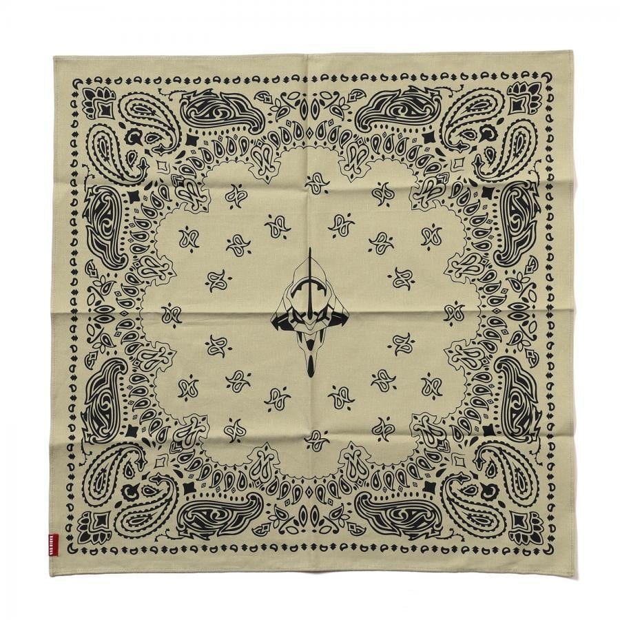 EVA-01 PAISLEYS BANDANA (BEIGE) BEIGE FREE