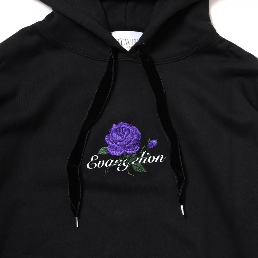 EVA-01 Flower Embroidery Parka (BLACK) BLACK ONE SIZE