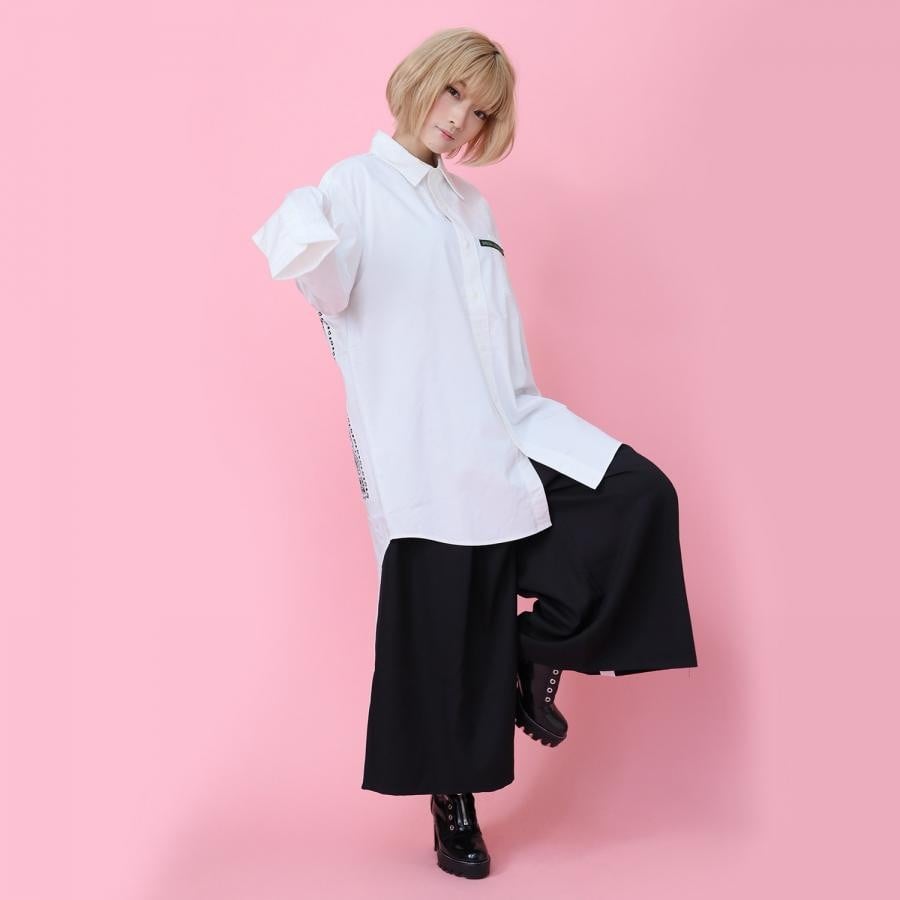 EVANGELION HAKAMA PANTS (BLACK×BLACK) BLACK×BLACK SMALL