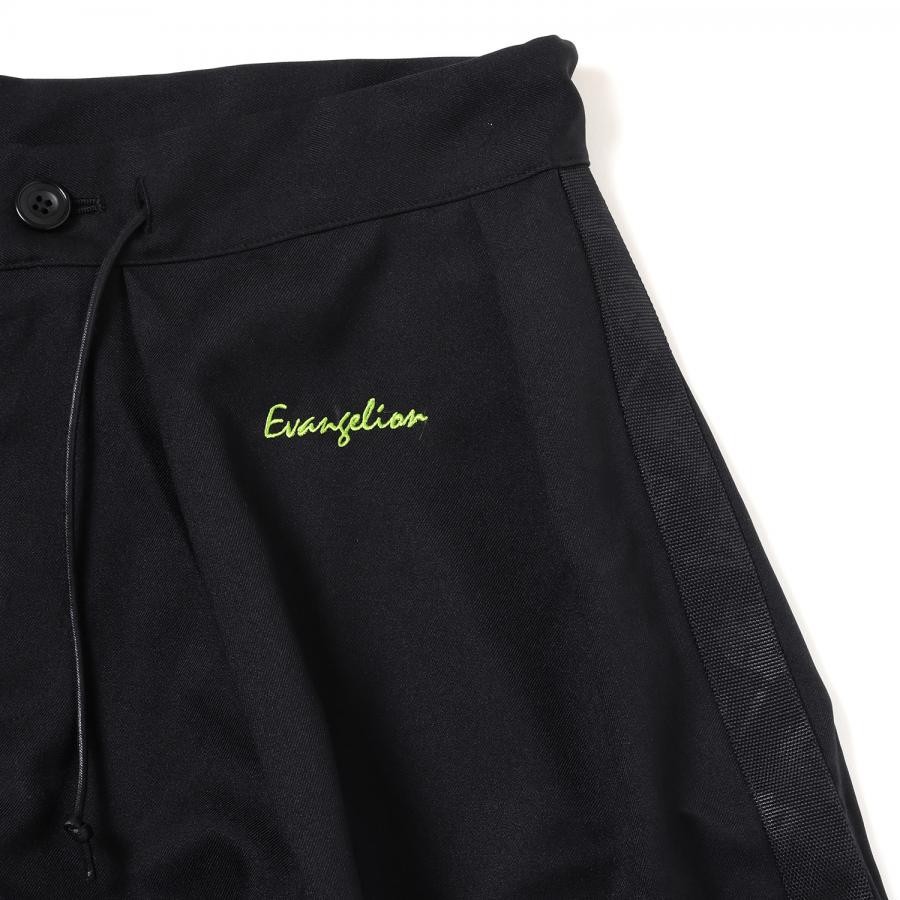 EVANGELION HAKAMA PANTS (BLACK×BLACK) BLACK×BLACK SMALL