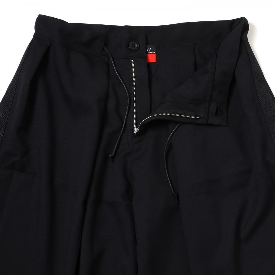 EVANGELION HAKAMA PANTS (BLACK×BLACK) BLACK×BLACK SMALL