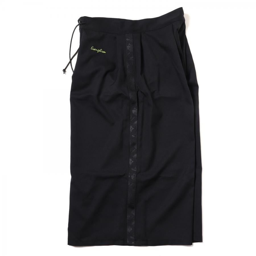 EVANGELION HAKAMA PANTS (BLACK×BLACK) BLACK×BLACK SMALL
