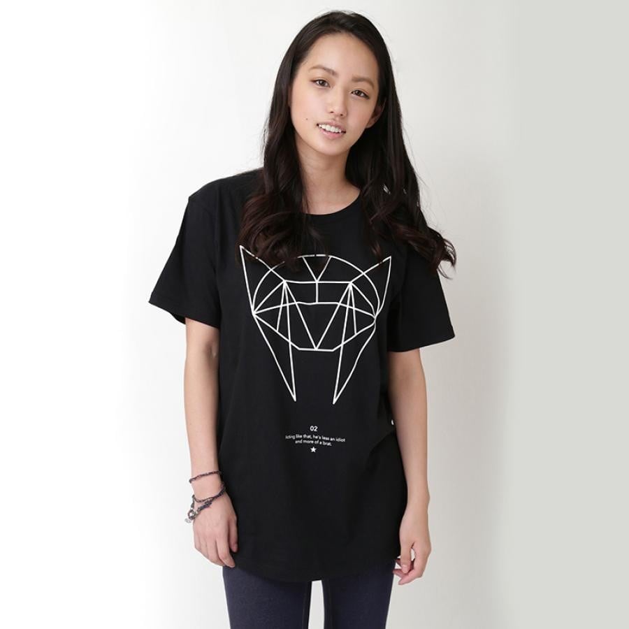 GEOMETRIC ASUKA T-Shirt (ブラック) ブラック XL
