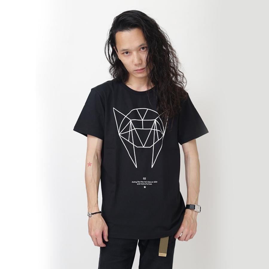 GEOMETRIC ASUKA T-Shirt (ブラック) ブラック XL