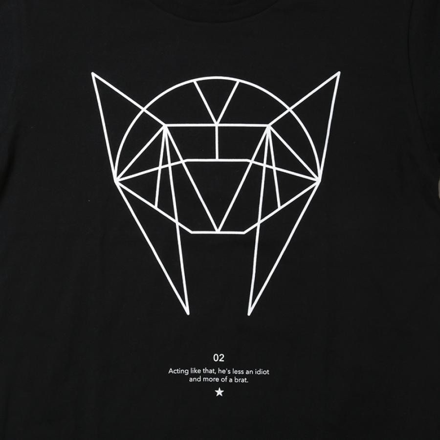 GEOMETRIC ASUKA T-Shirt (ブラック) ブラック XL