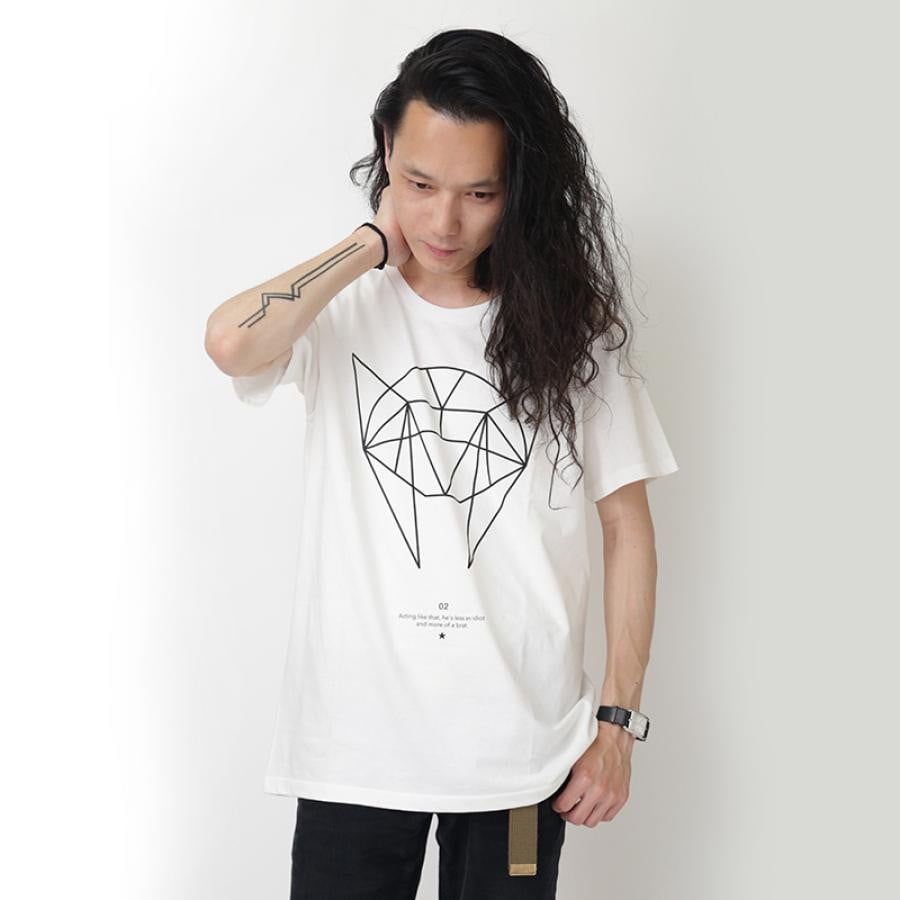 GEOMETRIC ASUKA T-Shirt (ホワイト) ホワイト XL