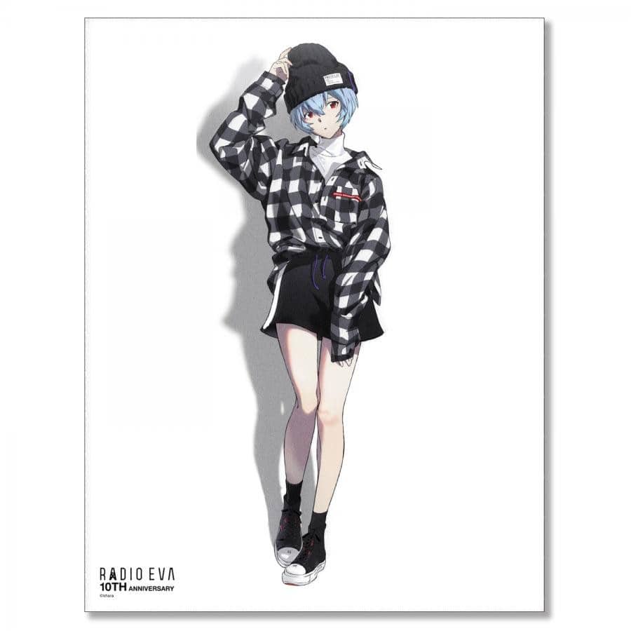 EVA Canvas Art （illustration） (レイ(RADIO EVA 10TH : 2nd))【受注生産商品（ご注文から30～50日でお届け）】 レイ（RADIO EVA 10TH:2nd） P10号