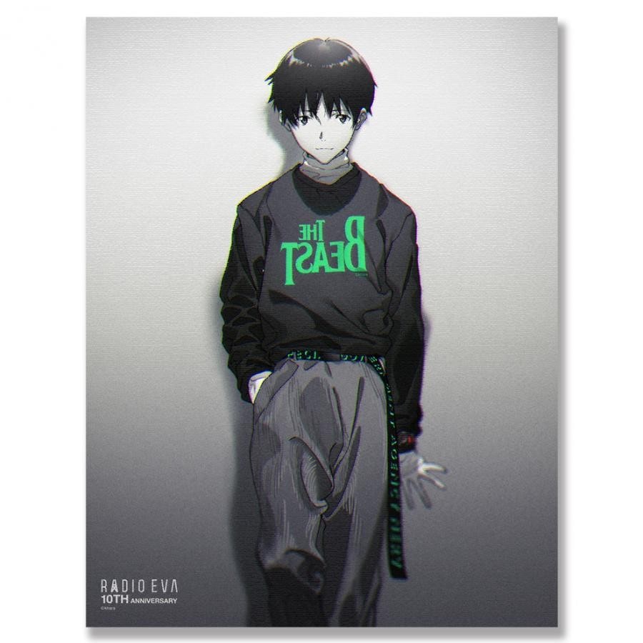 EVA Canvas Art （illustration） (シンジ(RADIO EVA 10TH))【受注生産商品（ご注文から30～50日でお届け）】 シンジ（RADIO EVA 10TH） P10号