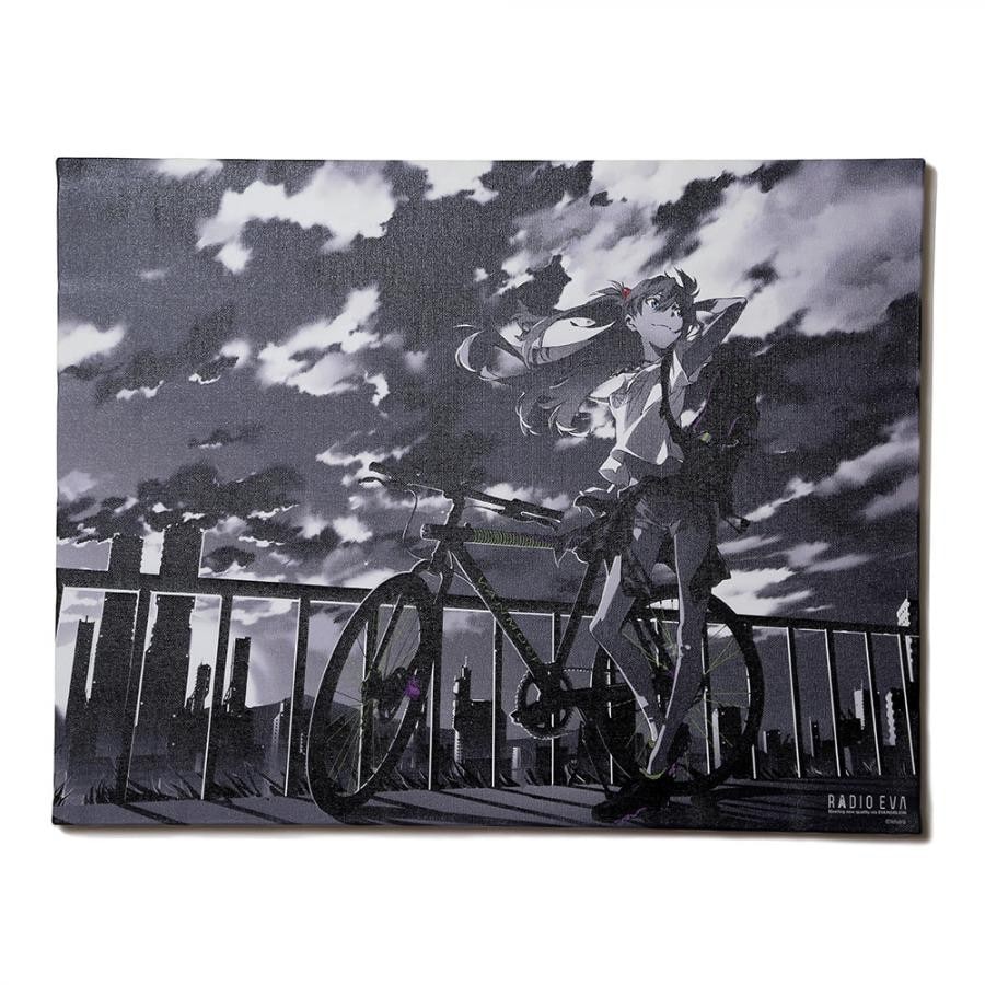 EVA Canvas Art （illustration） (アスカ(The bicycle))【受注生産商品（ご注文から30～50日でお届け）】