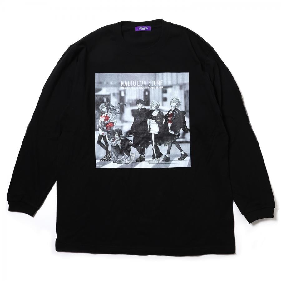 RADIO EVA Illustration Cutsew (Mai Yoneyama) Limited Model (BLACK) ブラック ONE SIZE