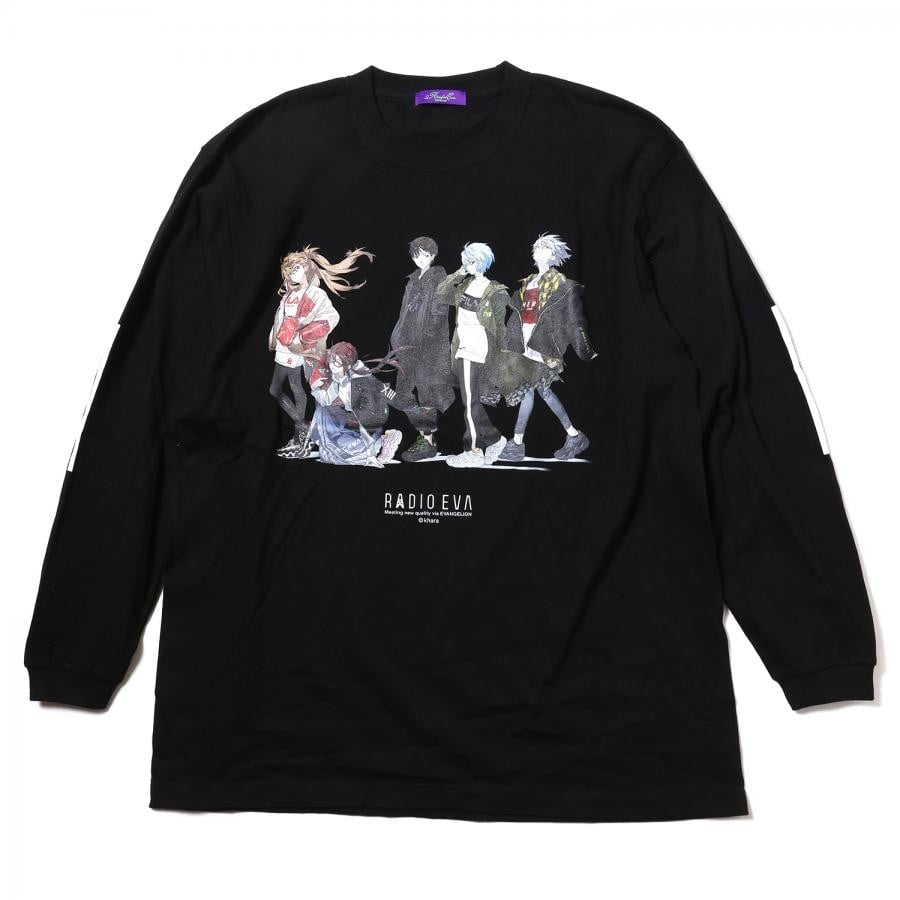 RADIO EVA Illustration Cutsew (Mai Yoneyama) (BLACK) ブラック ONE SIZE