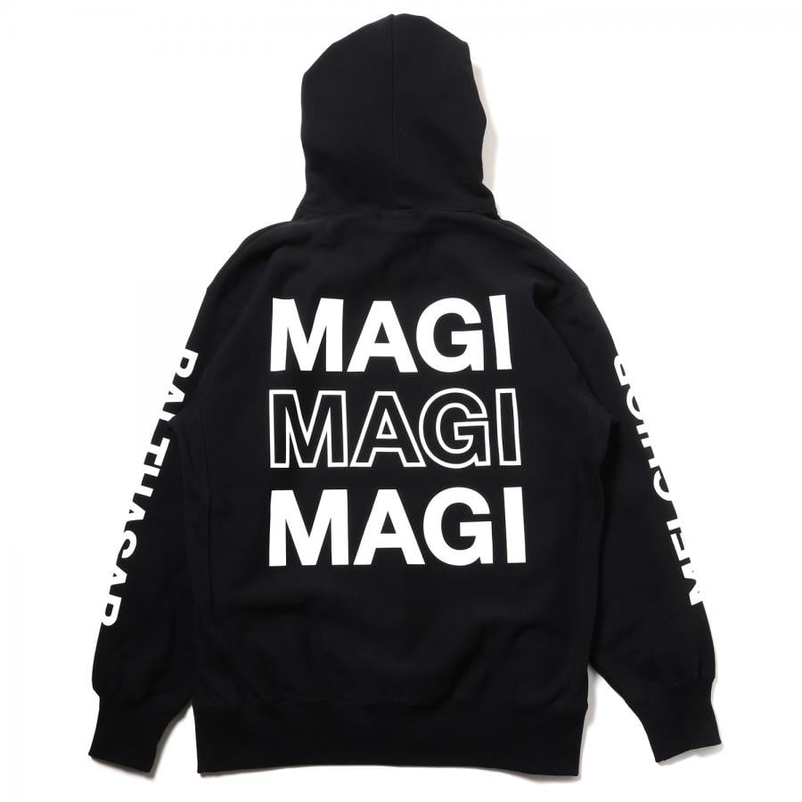 NEW MAGI SYSTEM Parka (BLACK×WHITE) ブラック×ホワイト ONE SIZE