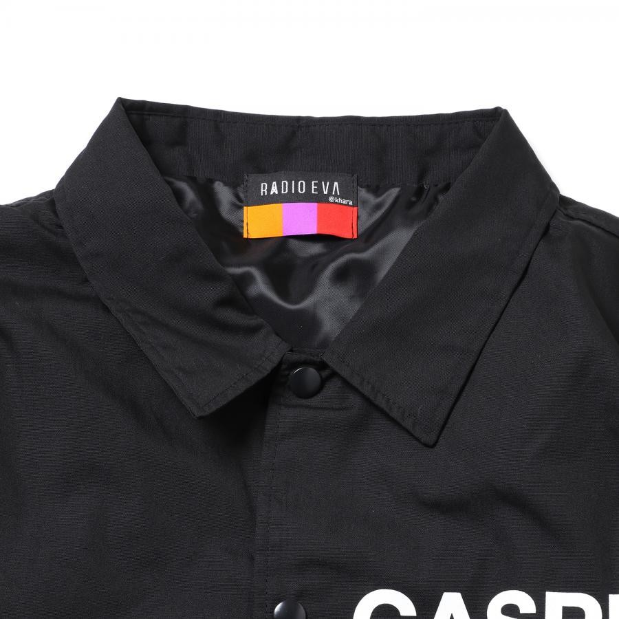 NEW MAGI SYSTEM Nylon Jacket (BLACK×WHITE) ブラック×ホワイト L