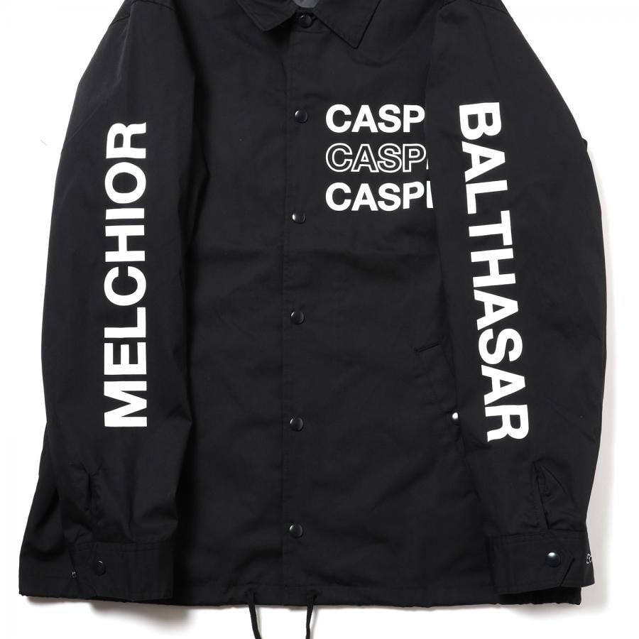 NEW MAGI SYSTEM Nylon Jacket (BLACK×WHITE) ブラック×ホワイト L