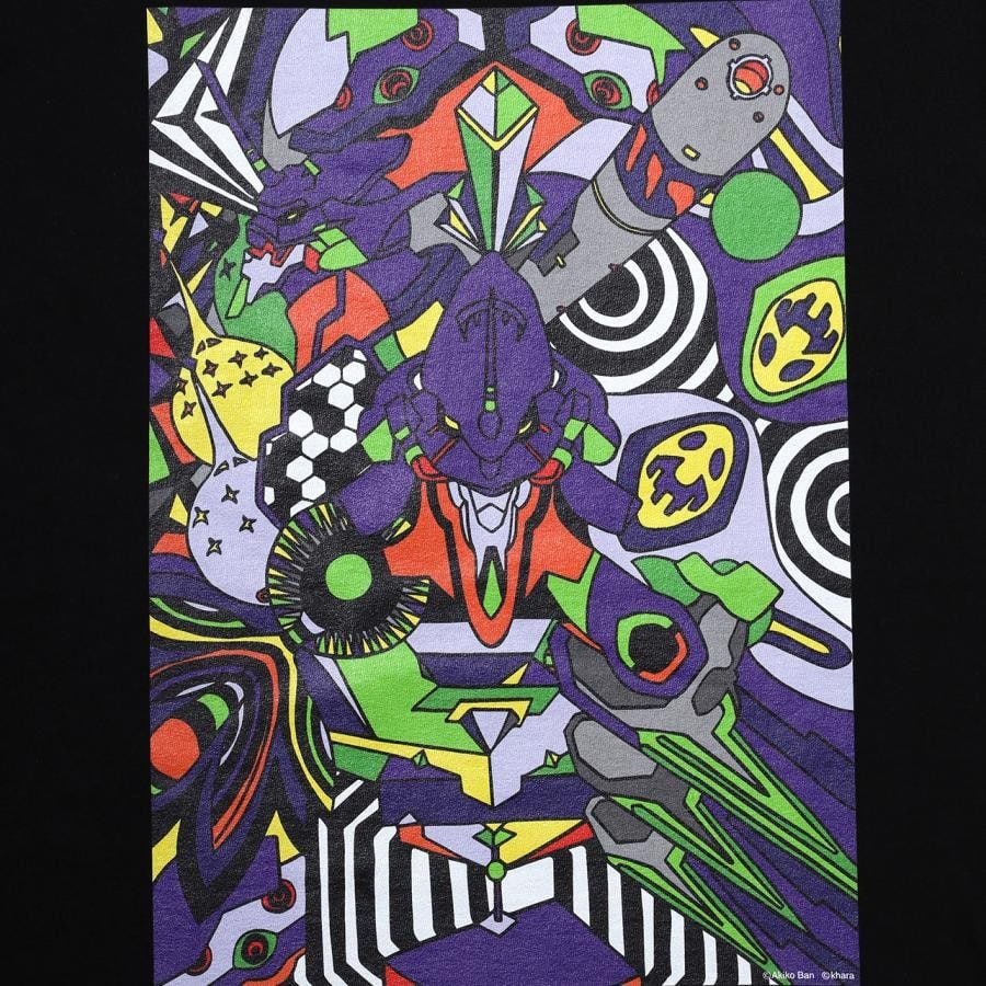 EVA Abstract Art T-Shirt β (初号機) 初号機 XL