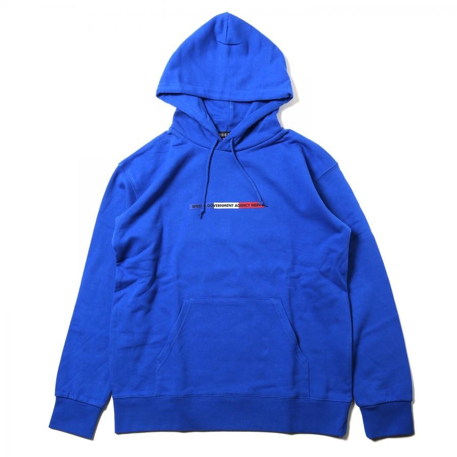 EURO NERV BOX LOGO Parka (ブルー) ブルー XL