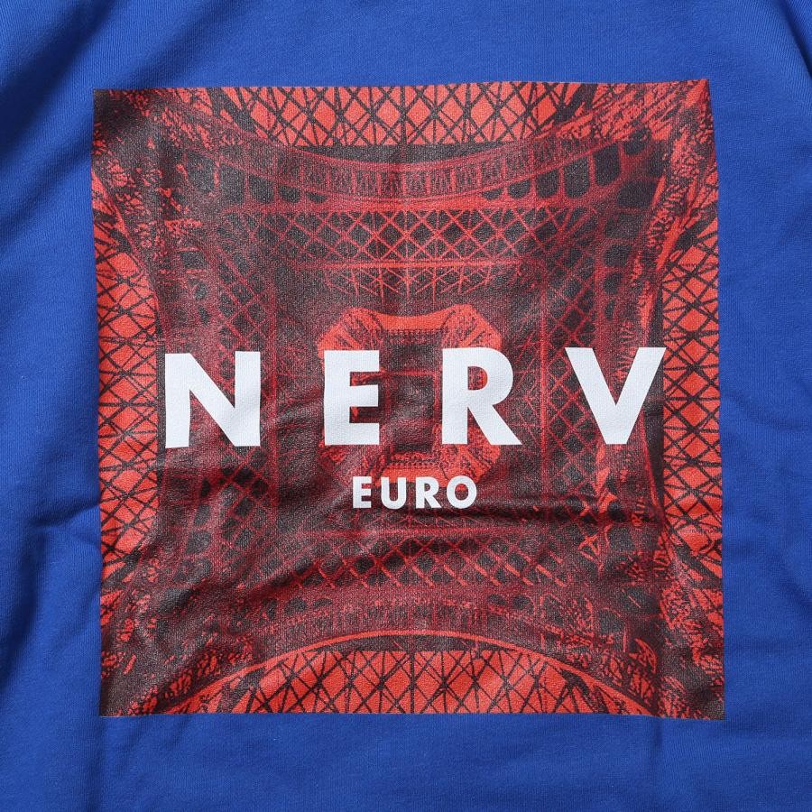 EURO NERV BOX LOGO Parka (ブルー) ブルー XL