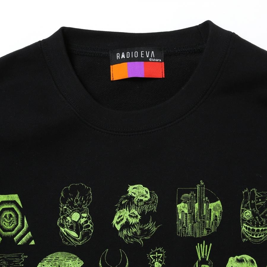 TYPOGRAPHY OF EVA Sweat (ブラック) ブラック M