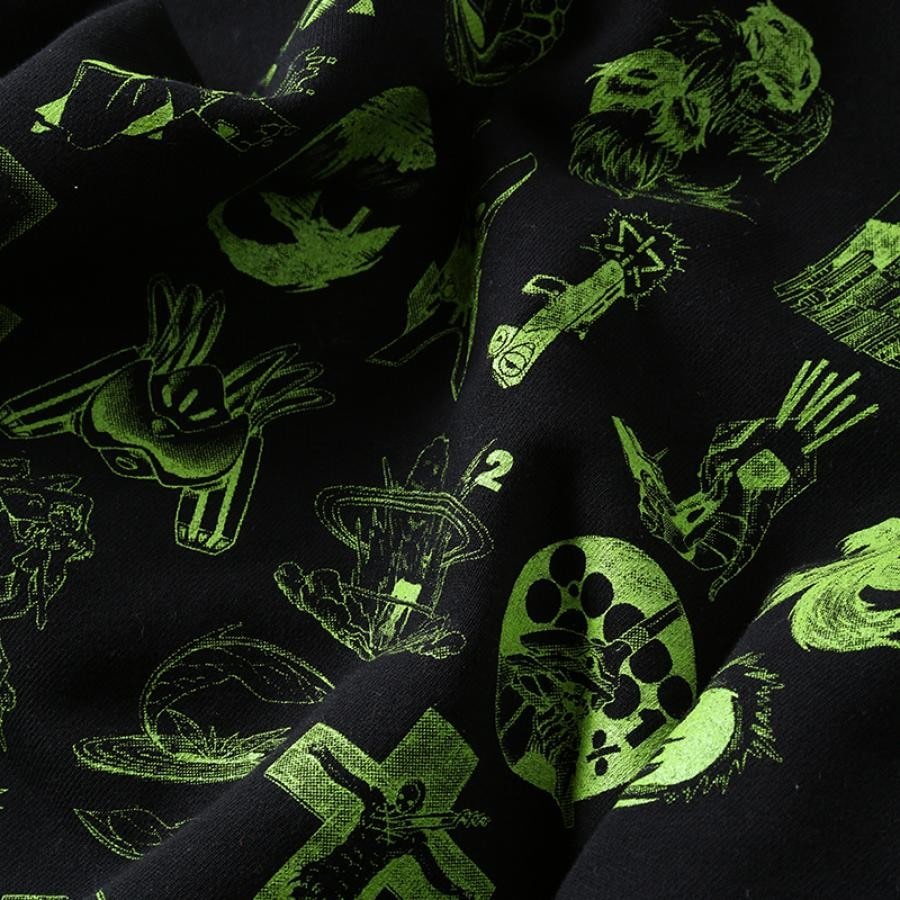 TYPOGRAPHY OF EVA Sweat (ブラック) ブラック L