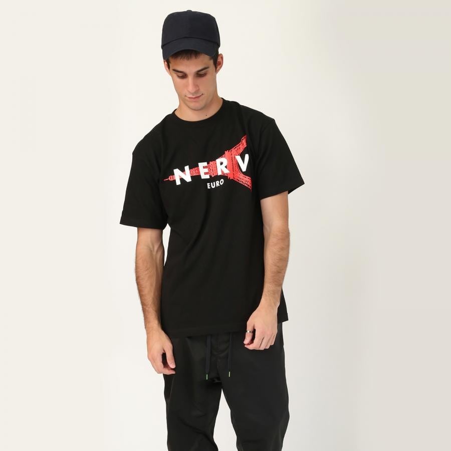 EURO NERV T-Shirt (BLACK)(M)｜ RADIO EVA STORE｜渋谷PARCO