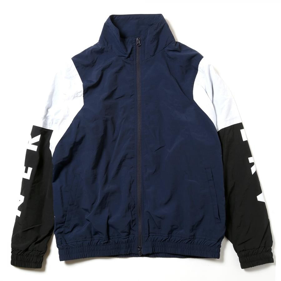 EVANGELION SWITCHING NYLON JACKET (ネイビー×ブラック×ホワイト(06)) L