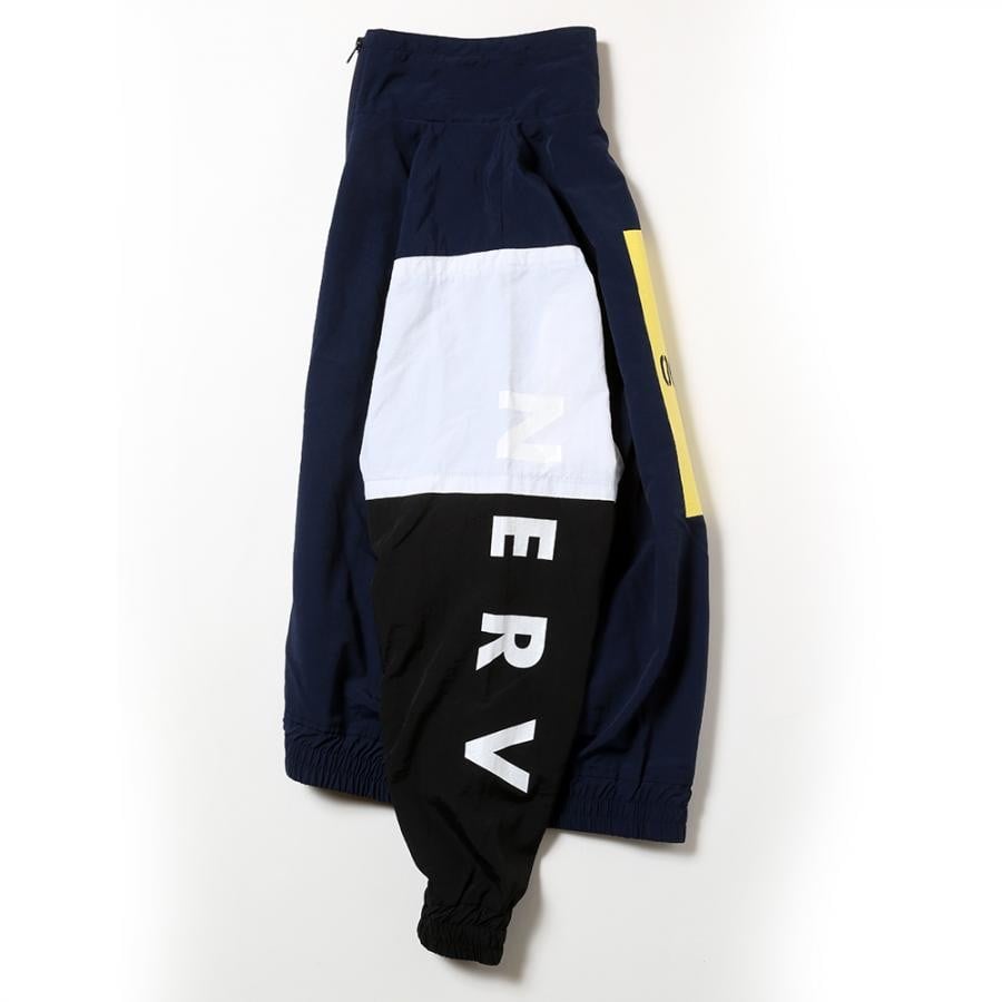 EVANGELION SWITCHING NYLON JACKET (ネイビー×ブラック×ホワイト(06)) XL