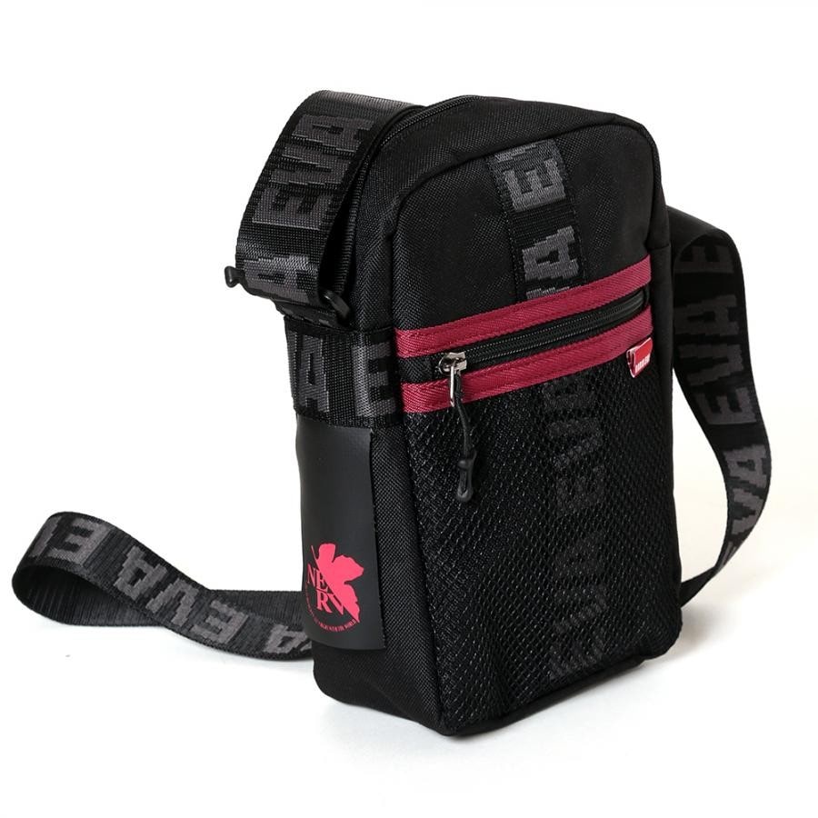 EVANGELION MINI SHOULDER BAG by FIRE FIRST (BLACK(NERV))(ONE SIZE