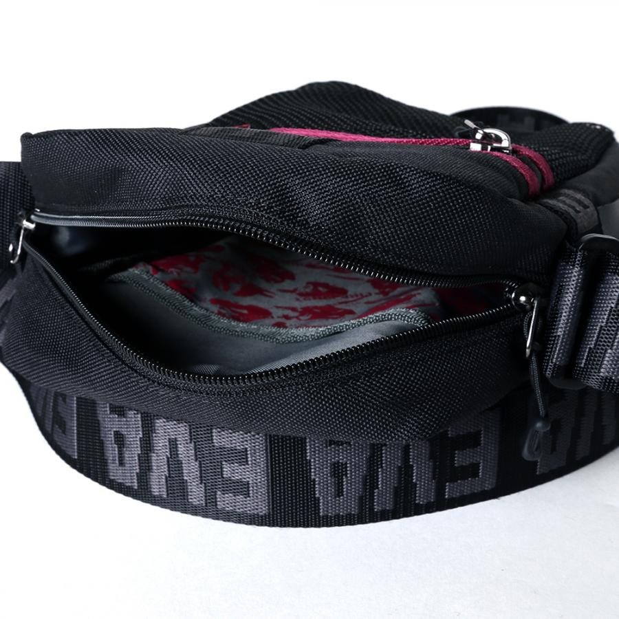 EVANGELION MINI SHOULDER BAG by FIRE FIRST (BLACK(NERV)) ONE SIZE