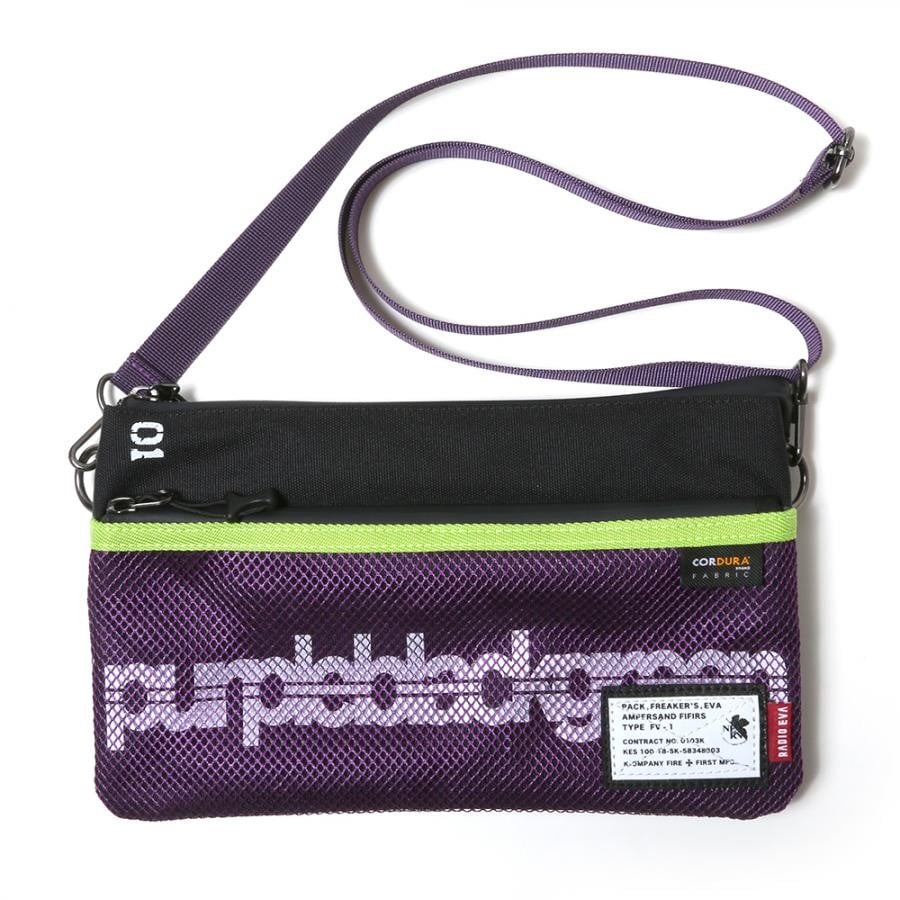 EVANGELION SACOCHE BAG by FIRE FIRST (EVA-01 MDOEL) ONE SIZE