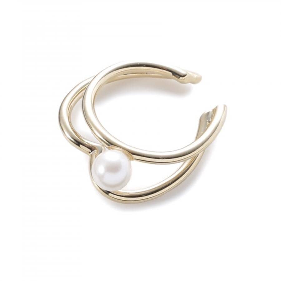 ハートイヤーカフ GLD F