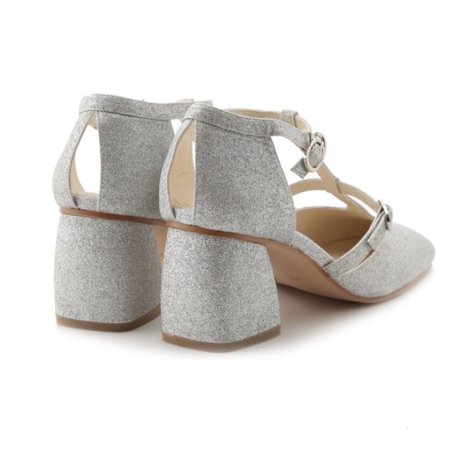 キラキラパンプス BLK 38