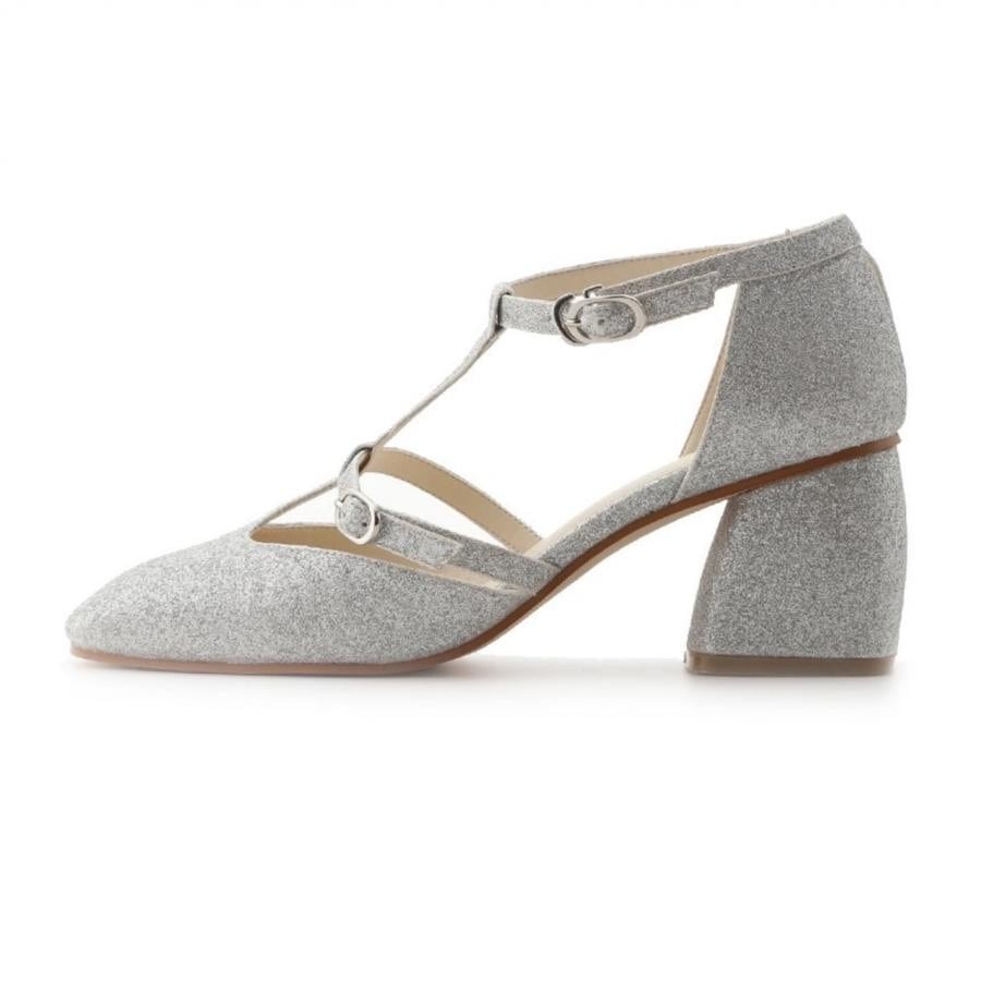 キラキラパンプス SLV 38