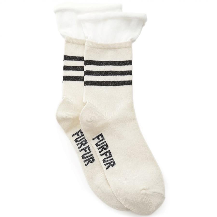 ラメラインソックス WHT F