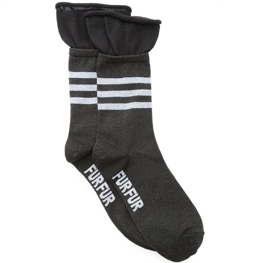 ラメラインソックス BLK F