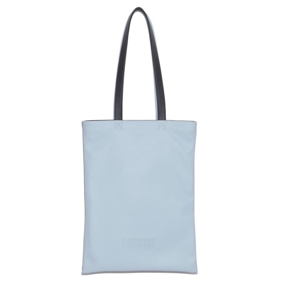 バイカラーレザーライクトート YEL F