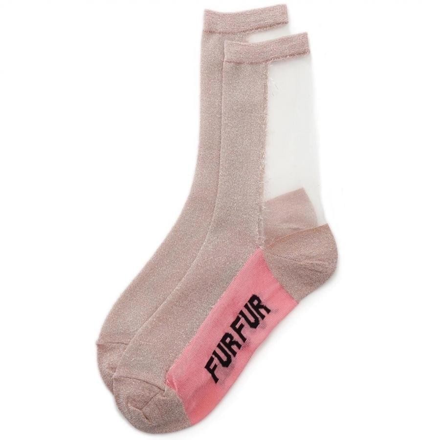 バイカラーラメソックス BLK F