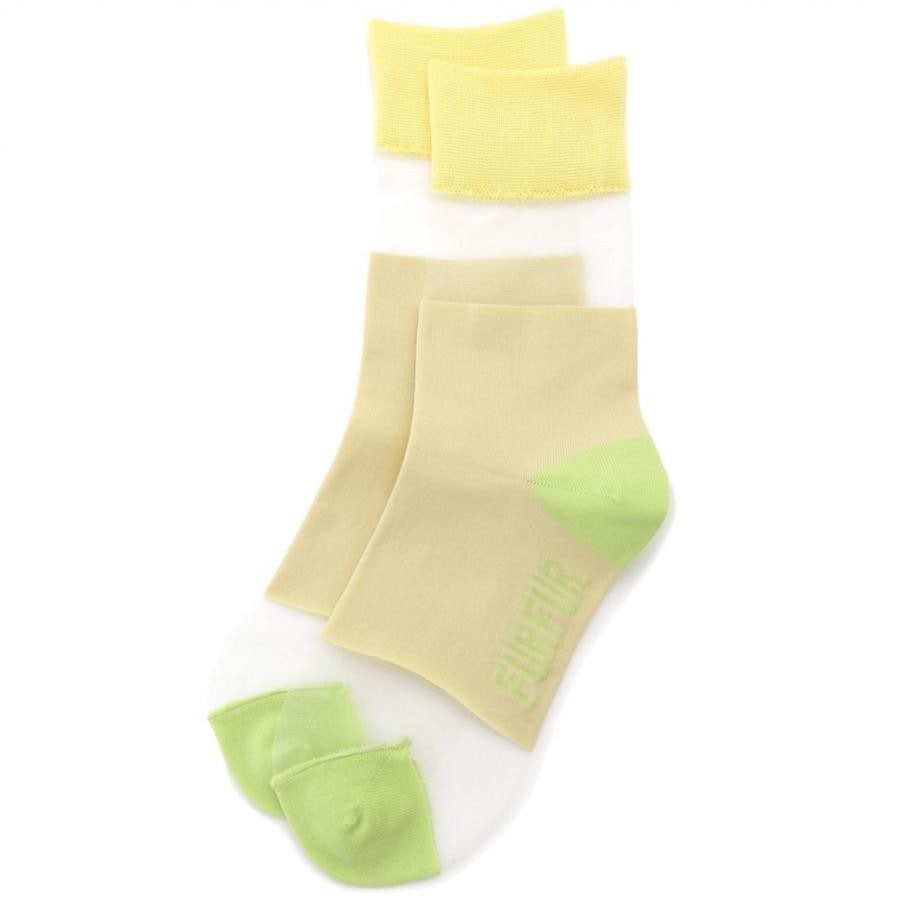 カラーブロックソックス PPL F