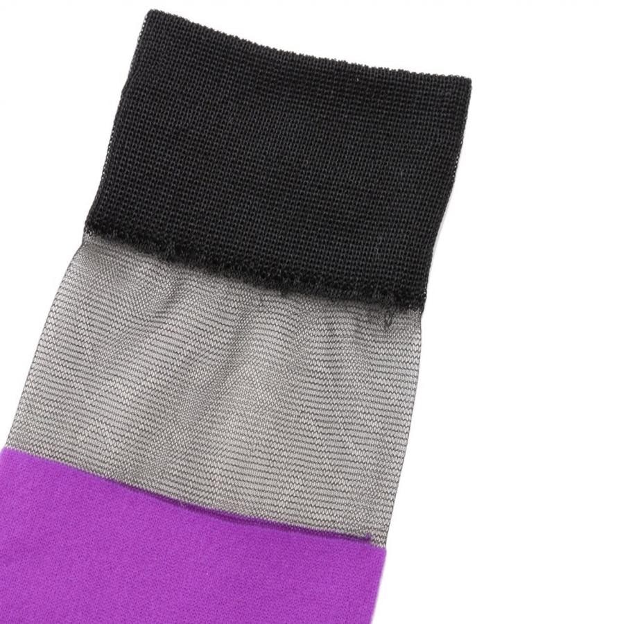 カラーブロックソックス PPL F