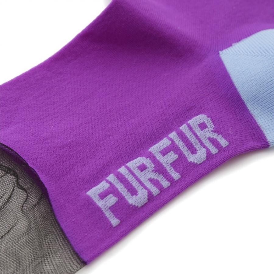 カラーブロックソックス PPL F