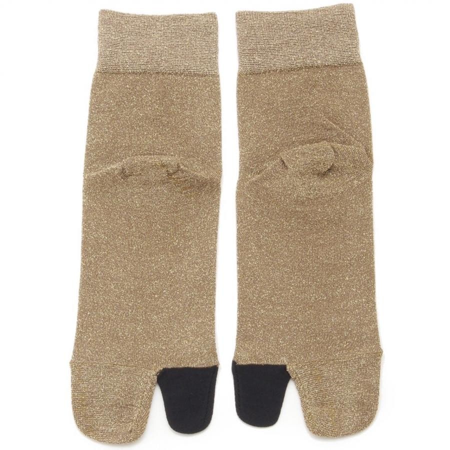 GLITTER TABI SOCKS BLK F