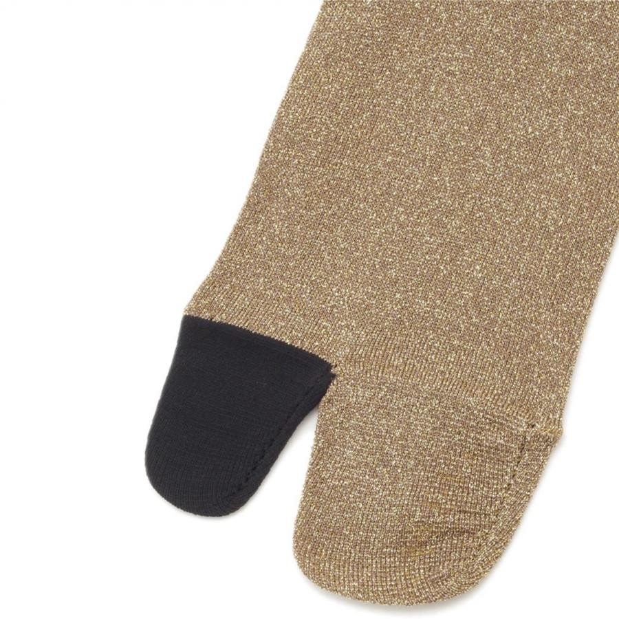 GLITTER TABI SOCKS SLV F