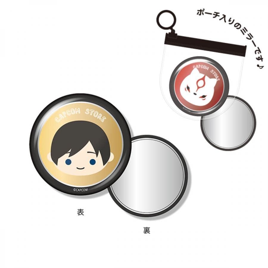 鏡音リンポーチ＆ミラーセット缶ミラーちほ