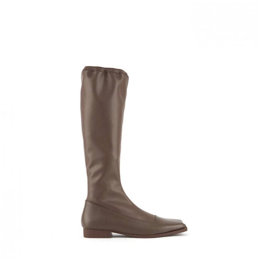 ISSEY MIYAKE × UN ] 164AJ538 : STEM Long Boot / Brown(35