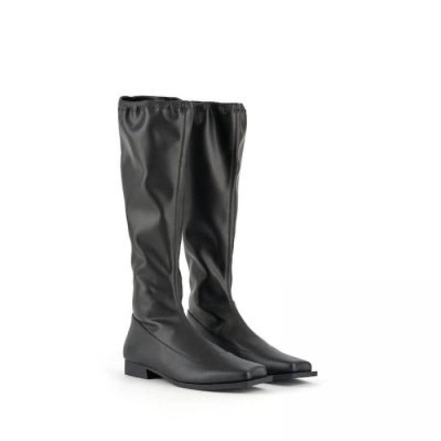 ISSEY MIYAKE × UN ] 164AJ538 : STEM Long Boot / Black(35